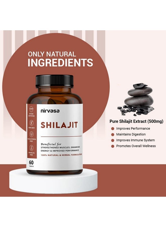 Nirvasa Shilajit Capsules (800 mg) Purest Shilajit - 60 Capsules (Shilajit + Ashvagandha, Combo) - Image 4