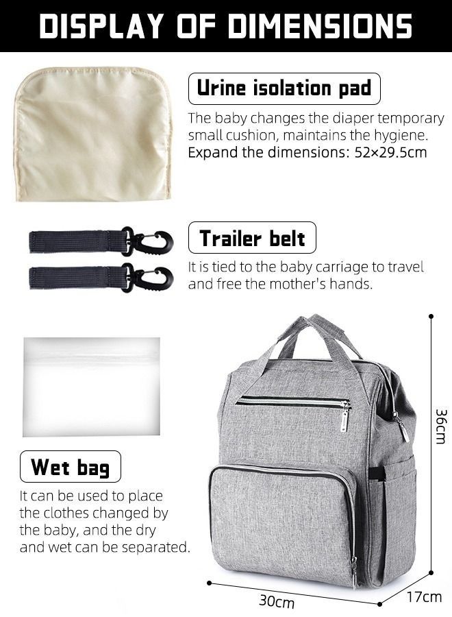 ميكسد حفاضات الطفل حقيبة مصنوعة من مواد ذات جودة عالية وقابلة للتعديل الأشرطة - Image 2