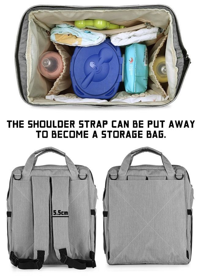 ميكسد حفاضات الطفل حقيبة مصنوعة من مواد ذات جودة عالية وقابلة للتعديل الأشرطة - Image 4