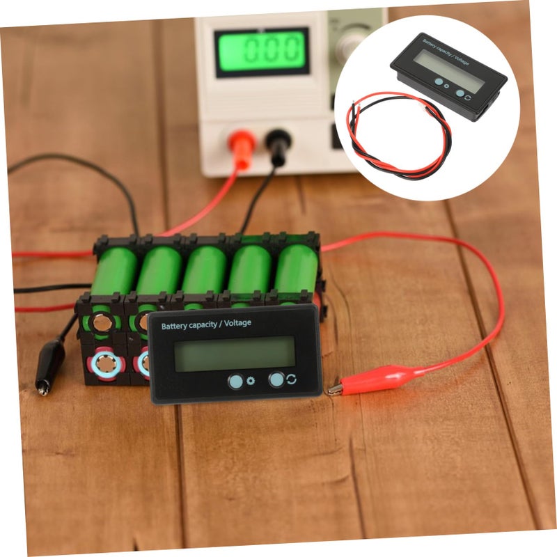 LCD Battery Power Multimeter Voltmeter for Car RV Electric Vehicle Battery Capacity Monitoring - Image 5