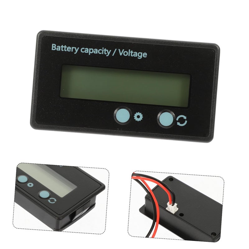 LCD Battery Power Multimeter Voltmeter for Car RV Electric Vehicle Battery Capacity Monitoring - Image 3