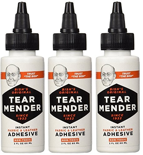 Tear Mender TG-2 Bishs NSaHUl Original Tear Mender Instant Fabric and Leather Adhesive, 2 oz (Pack of 3) - Image 4