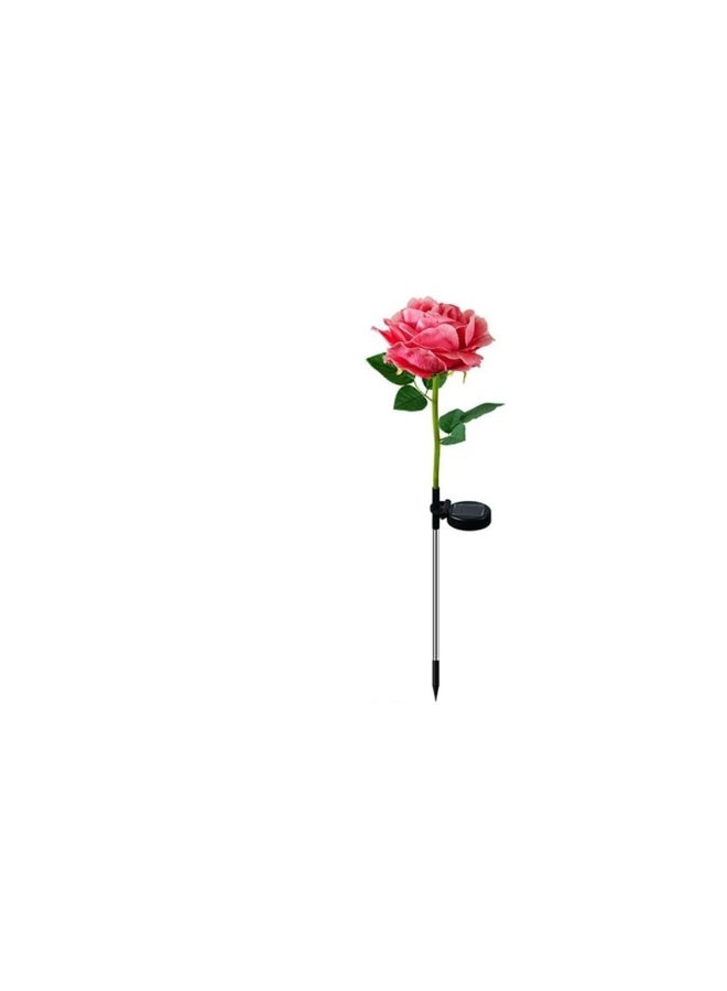 Solar Rose Flower Garden Lights, Outdoor Waterproof 8 Color Changing LED, Auto On/Off, 2 Pack - Image 2