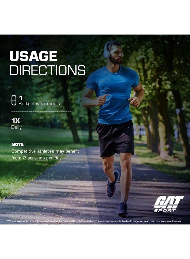 GAT SPORT GAT Sport Essentials Omega-3 Purified Fish Oil, 90 Softgels - Image 5