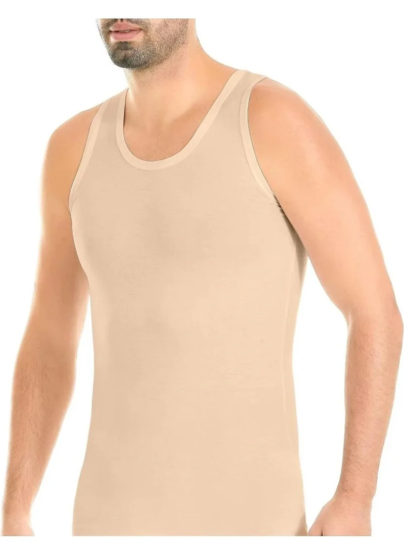 Yıldız Men's Bamboo Lycra Suspender Undershirt 315/318 - 6 Pieces