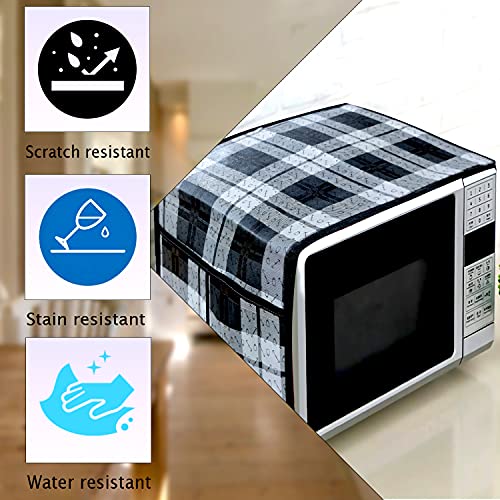 KANUSHI Industries® Microwave/Oven Top Cover with 4 Utility Pockets (VAR1-MICRO-NW-NEW-01-TOP) - Image 5