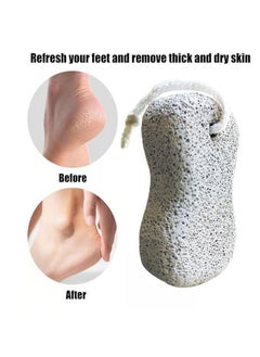 Generic Plastic Leg, heel and Foot Scrubber and Natural Pumice Stone combo for Dead Skin |Callus Remover | Pedicure special Tool  - Image 3