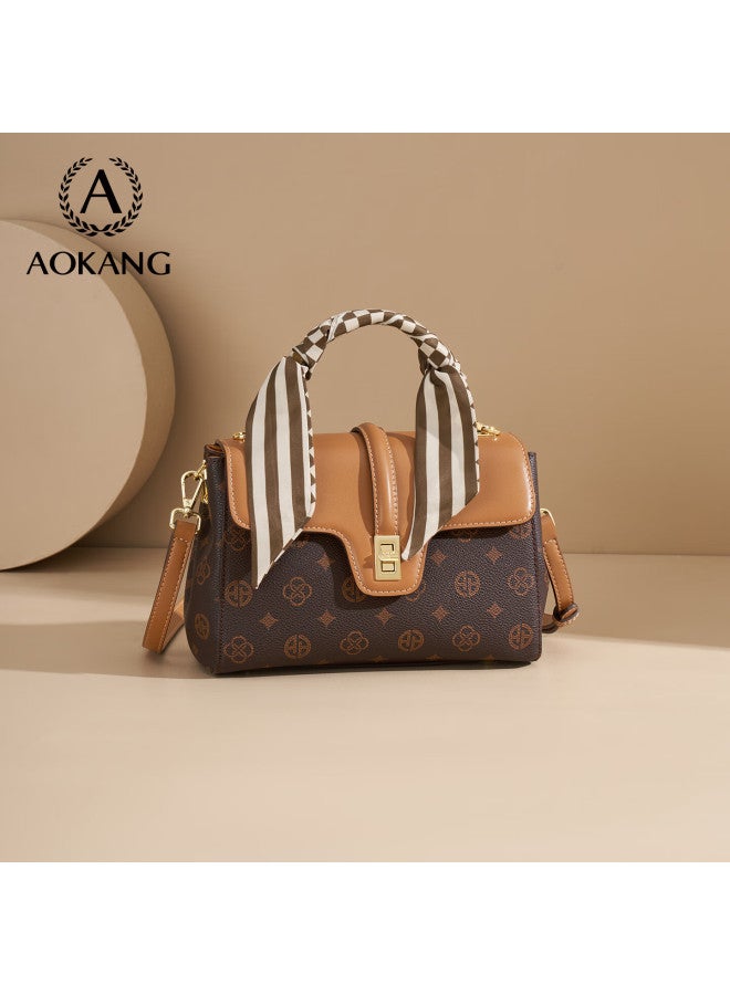 Aokang Women's Handbag, Trendy Luxury Large Capacity Tote Bag, Commuter Crossbody Shoulder Bag, Teacher's Day Birthday Gift For Wife - Image 1