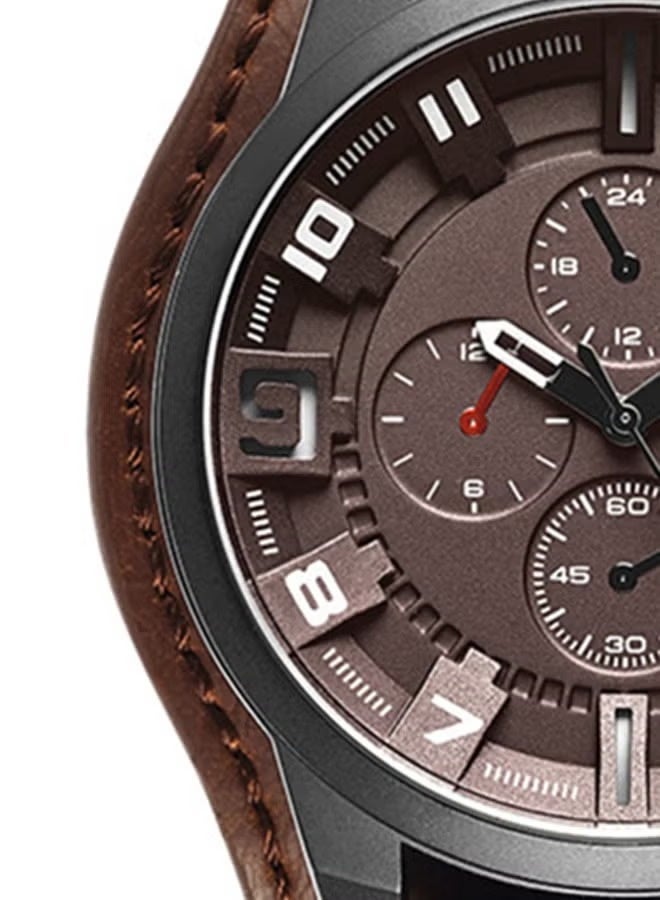 CURREN Men's Water Resistant Analog Watch 8225 - 48 mm - Brown - Image 4