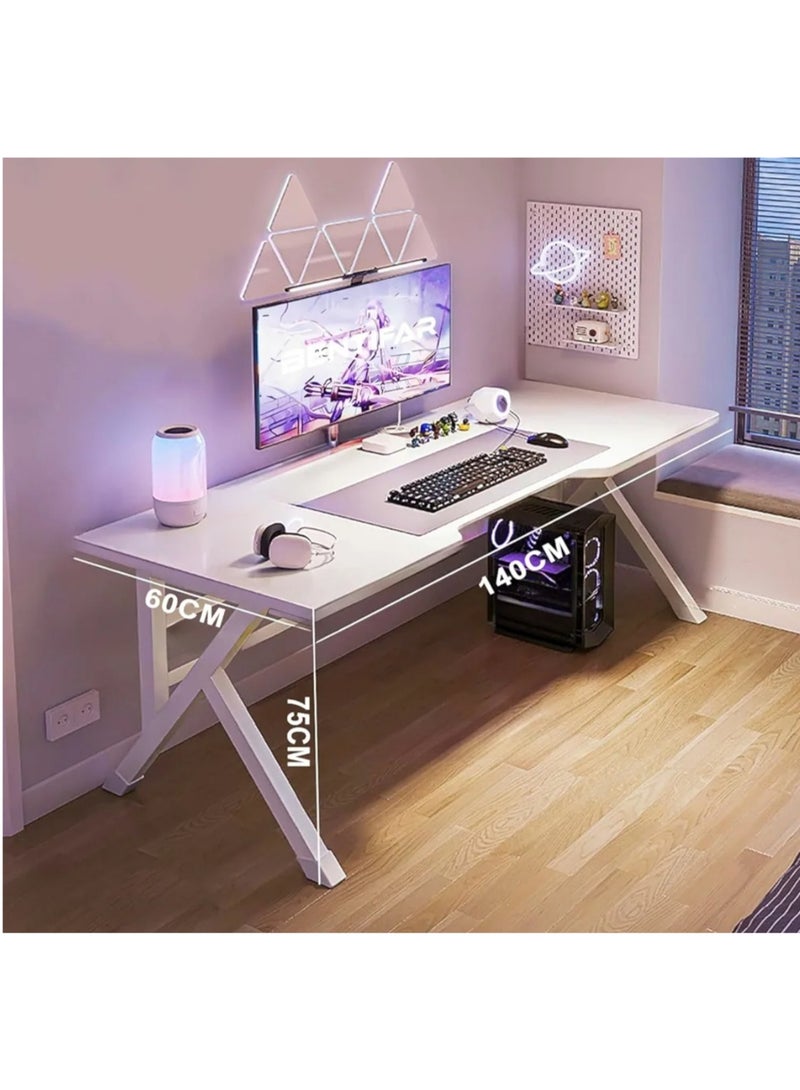 Generic Home Gaming Computer Desk Versatile Study Solution for Modern Homes Ideal for Students and Gamers Spacious and Functional White 120 x 60 75 cm  - Image 2