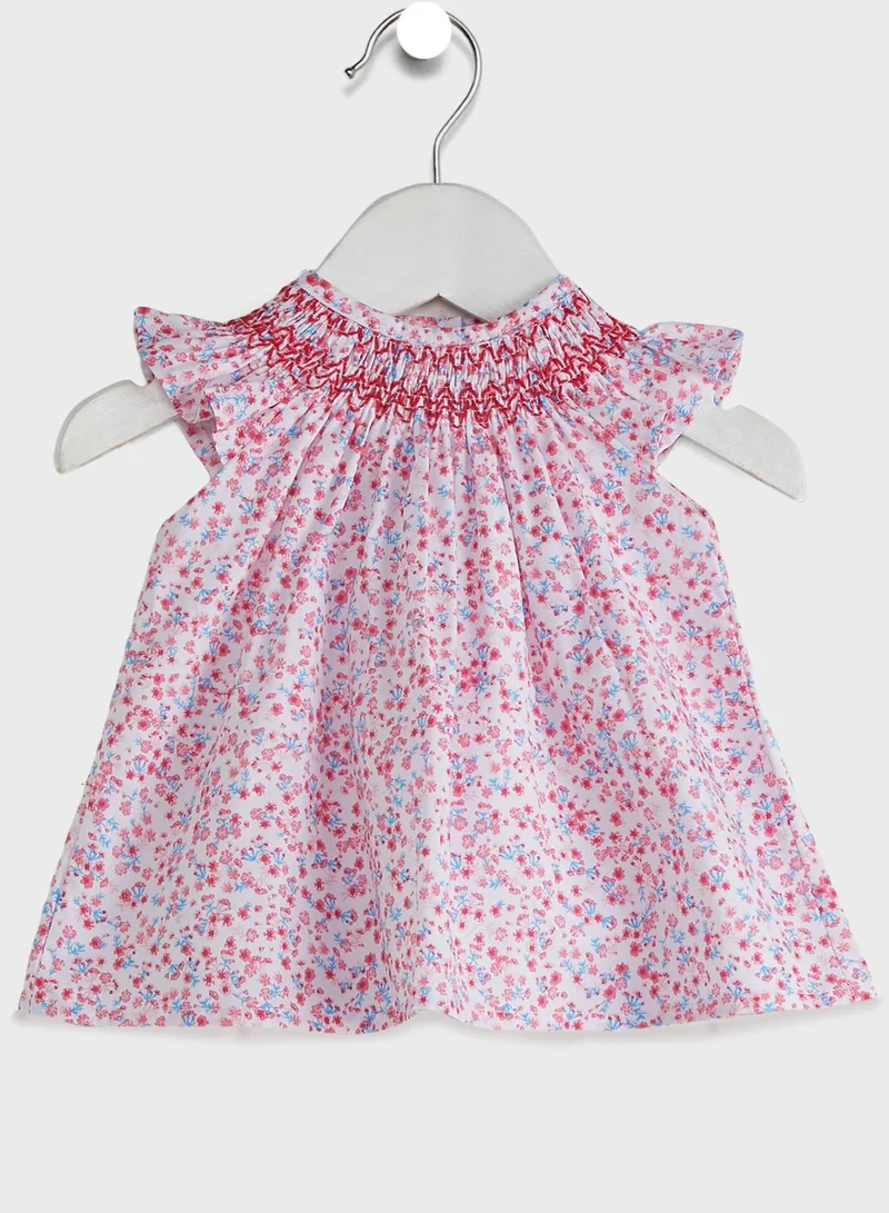 Babybol Infant Floral Dress + Knicker Set