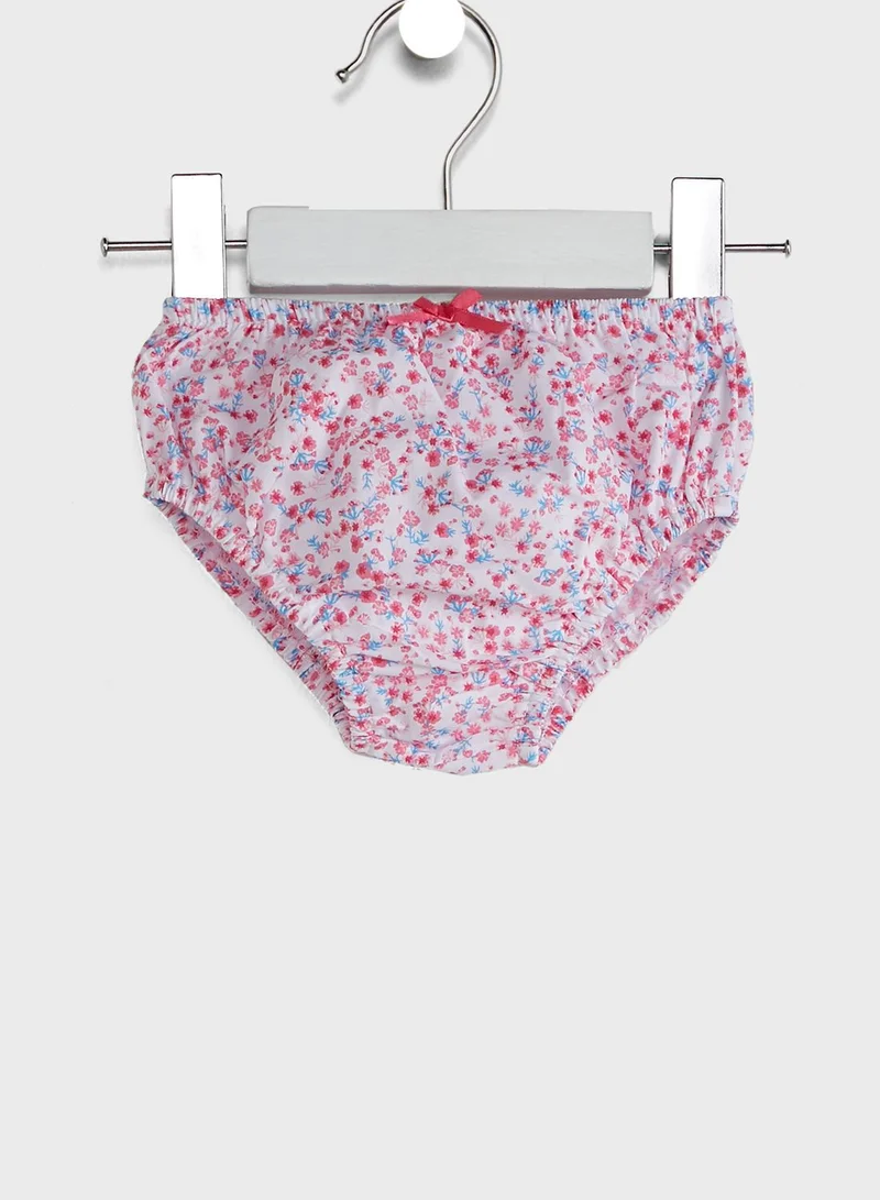 Babybol Infant Floral Dress + Knicker Set