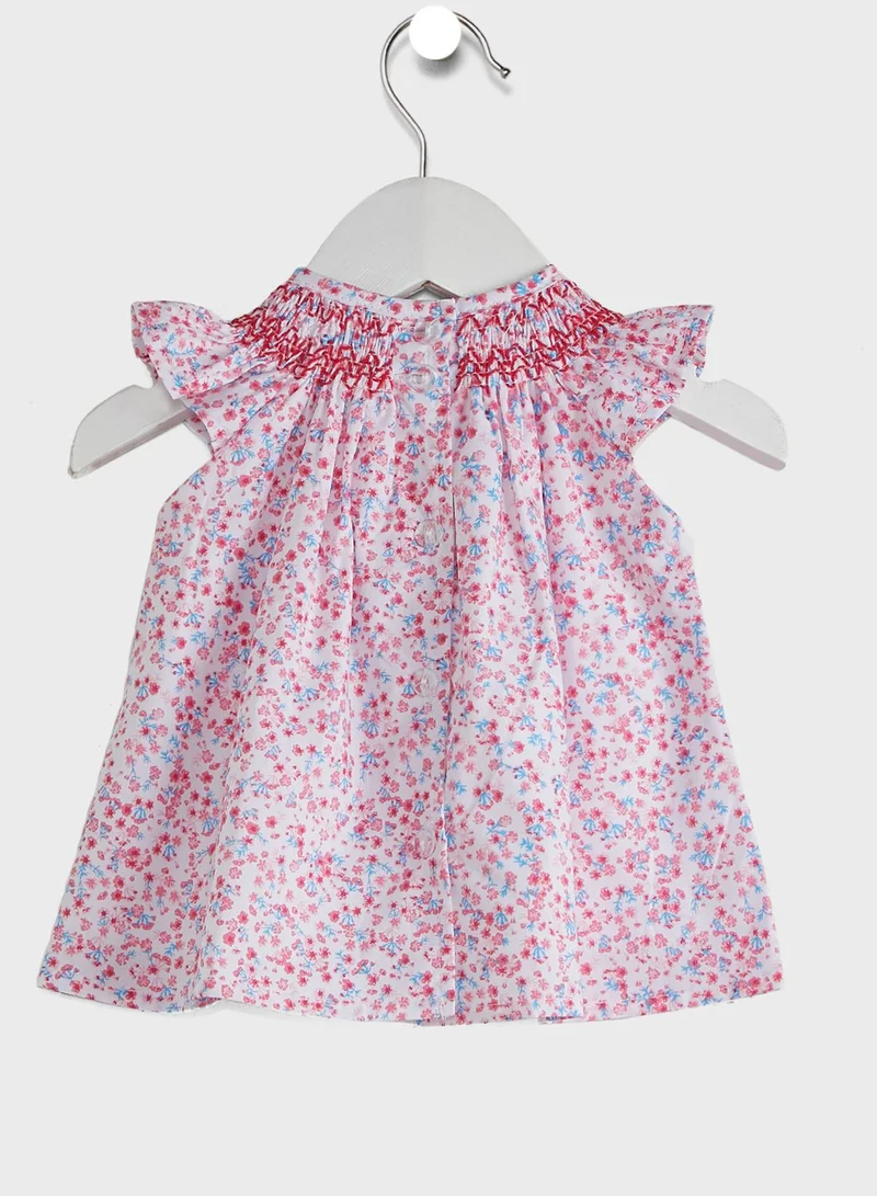 Babybol Infant Floral Dress + Knicker Set