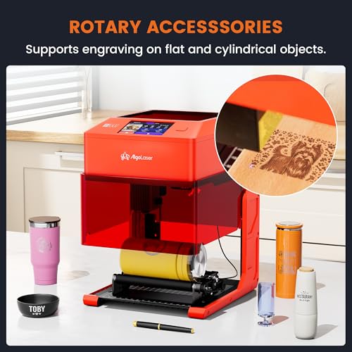 AlgoLaser 3W Smart Laser Engraver Machine, Class 1 Portable Laser Engraving Machine with Built-in AlgoOS System, No PC Needed, Laser Engraving for Wood, Acrylic, Leather. - Image 4