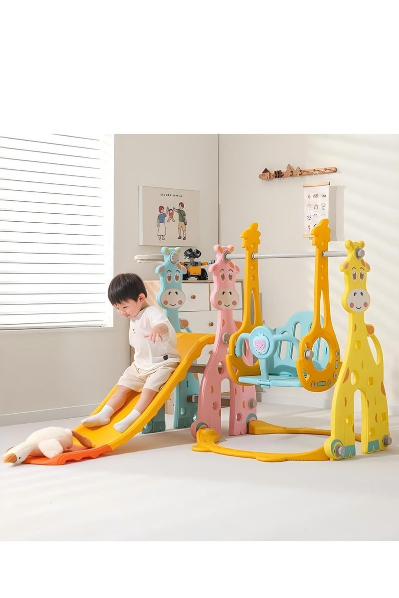 Toddler Slide for Kids Age 2 3 4 5 6 7 8 9，Loverly Baby Slide and Swing for Kids Outdoor Indoor 3-10 Year Old，Home Toy Game for Boys and Girls - Image 1