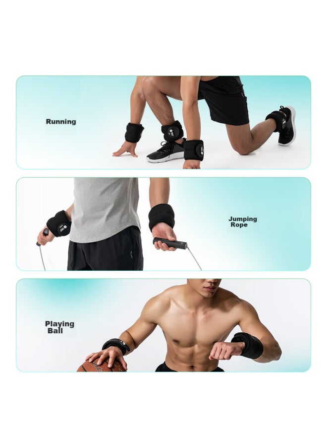 MIKE Bag Leg Straps, Strength Training Running Sandbags, Complete Set Of One Pair, Sports Weighted Fitness Equipment, 3Kg/Pair - Image 5