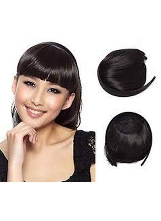 Front Hair Bangs Fringe For Women 25 Grams Pack Of 1 (Head Band Dark Brown) - pzsku/Z724DDF4CE8A3D289D44DZ/45/_/1690022240/a63ec776-0af9-4b67-9478-d2af9b6bac9a