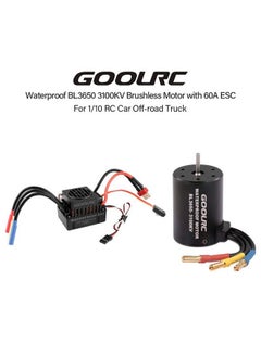GoolRC Waterproof Bl3650 3100Kv Brushless Motor With 60A Esc For 1/10 Rc Car Off Road Truck  - Image 3