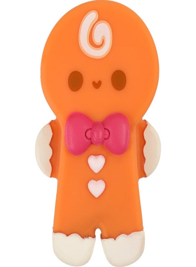 Hamee SquiSHU Capsule [Gingerbread Man] Cute Water Filled Winter Holiday Christmas Squishy Toy [Birthday Gift Bag, Party Favor, Gift Basket Filler, Stress Relief Toy] - Image 1