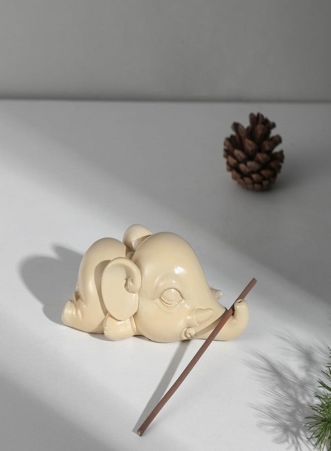 Cacukap Cute Elephant Incense Burner, Incense Holder for Sticks, Elephant Theme Incense Tray, Adorable Home Decoration, Unique Gifts Idea for Elephant Lover - Image 5