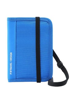 Generic Travel Passport Wallet Holder Cover Royal Blue 