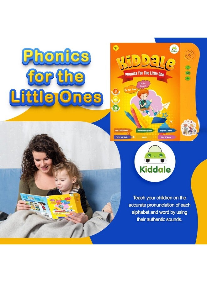 Kiddale Pack of 3: Phonics Sound Book with 2 Non-Sound Books - Ripple in The Water & Chirping in The Sky for Kids Aged 3-5 | Screen-Free Fun & Learning - Image 2