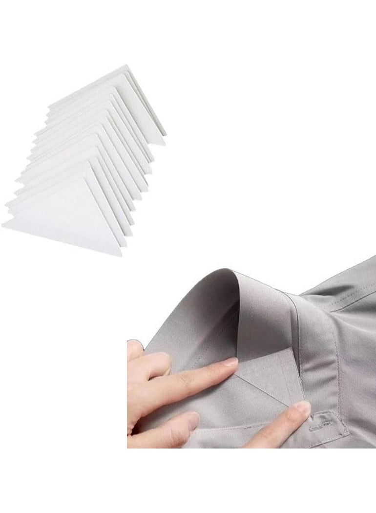 أوزيغالور طوق قميص بدون لف 60 قطعة طوق قميص مضاد للالتفاف، طوق مسطح غير قابل للكي - Image 1