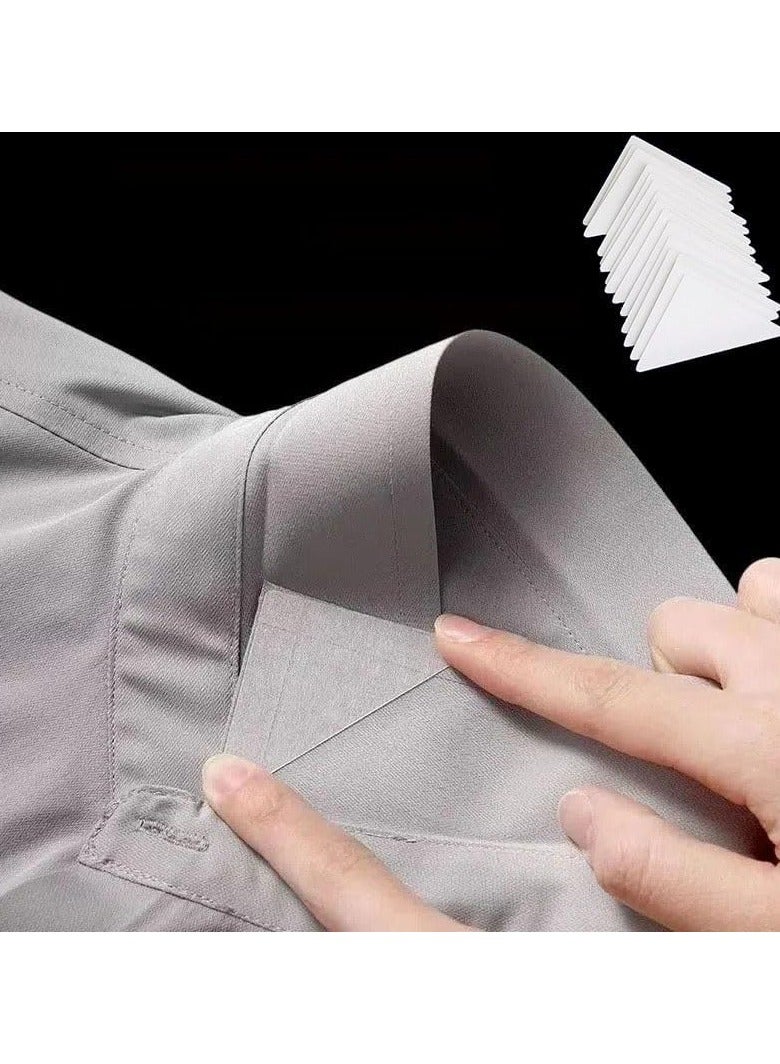 أوزيغالور طوق قميص بدون لف 60 قطعة طوق قميص مضاد للالتفاف، طوق مسطح غير قابل للكي - Image 2