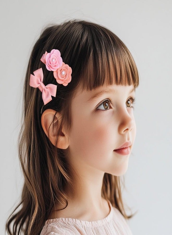 BIANHUAN Baby Girl Hair Clips Hair Bows for Girls with Hair Bows Holder (Color E) - Image 4