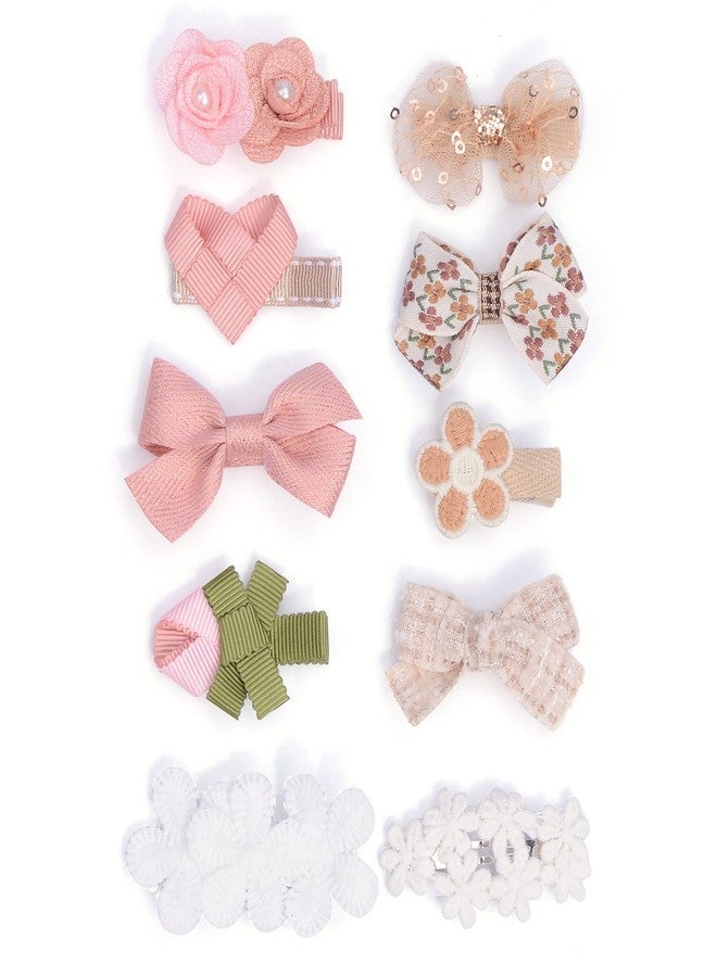 BIANHUAN Baby Girl Hair Clips Hair Bows for Girls with Hair Bows Holder (Color E) - Image 1