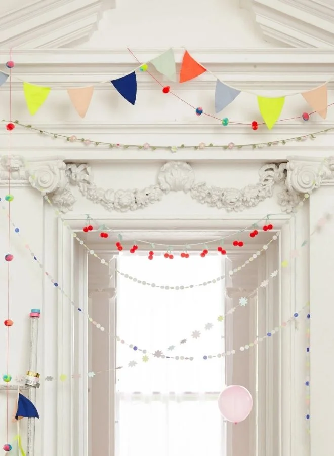 Meri Meri Multicolor Knitted Flag Garland