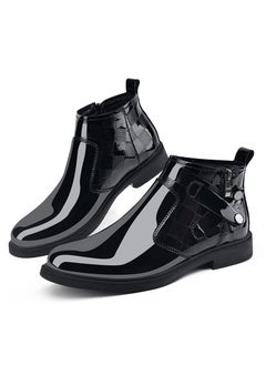New Men's Casual Leather Boots