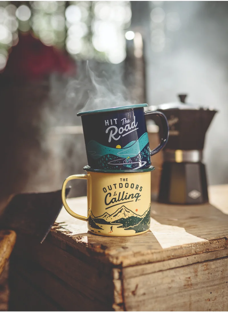 GENTLEMEN'S HARDWARE Enamel Mug - Hit The Road