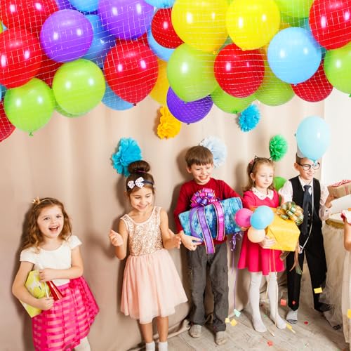 Haull Balloon Drop Net for Ceiling Release Wedding Birthday Balloon Drop Net for New Year's Celebration Baby Shower Graduation Decoration Party Supplies(7.9 x 3.3 ft) - Image 3