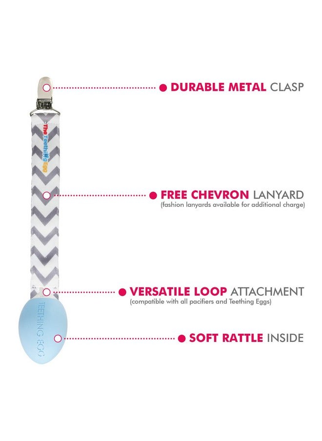 The Teething Egg A Baby Registry Must Have - The Teething Egg Blue Bundle - Infant Toys 3-6 Months, Sensory Toys for 0-6 Months, 6-12 months and up for Molar Teething, Baby Boy or Girl up to 18 Months  - Image 2