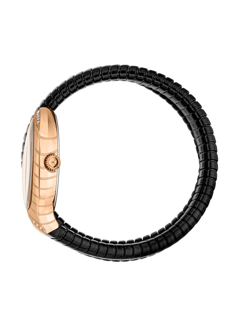 جاست كافالي Just Cavalli Classico Lungo Women Black Stainless Steel Watch JC1L248M0085 - Image 2