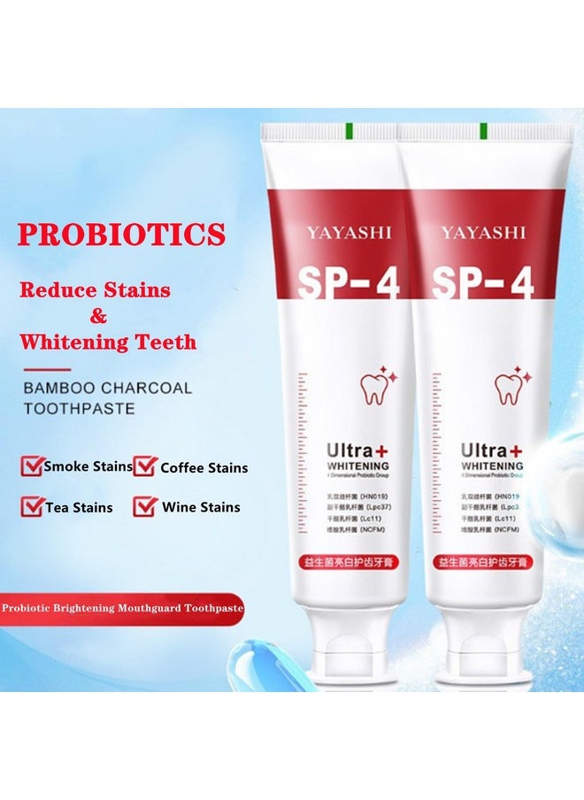 2Pc Yayashi Sp4 Probiotic Toothpaste Whitening Sp4 Super Probiotic4 Toothpaste Sp4 Brightening Toothpaste Fresh Breath Toothpaste(Red) - pzsku/Z724EA702DB7210D4B706Z/45/_/1707974437/86a039e9-48a6-4819-a046-c06b98e7bc6a