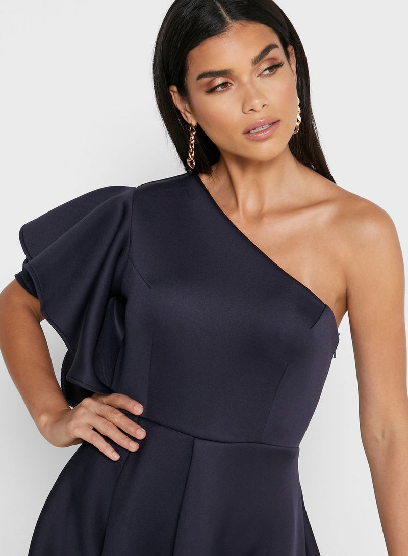 Ella Limited Edition One Shoulder Gown Dress - Image 3