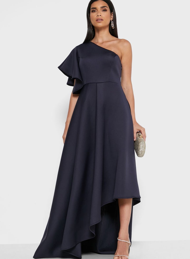 Ella Limited Edition One Shoulder Gown Dress - Image 4