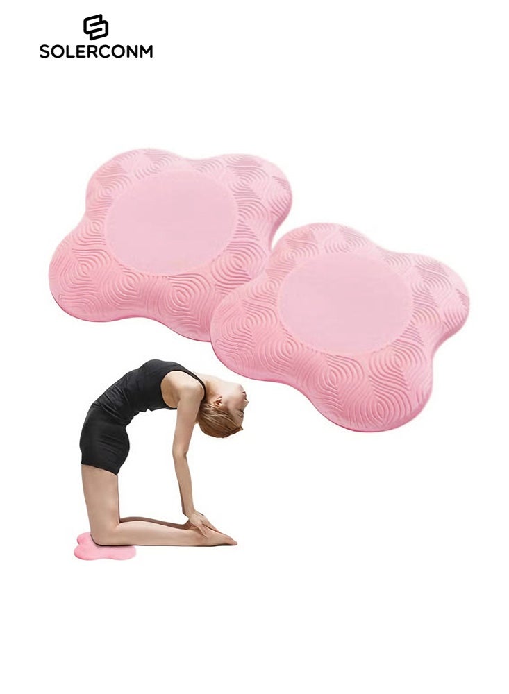 Solerconm 2-Pack Yoga Knee Pad Cushions, Thick Non-Slip Kneeling Pads for Knees, Elbows & Wrists, Foam Support for Yoga, Pilates & Workout - Image 1
