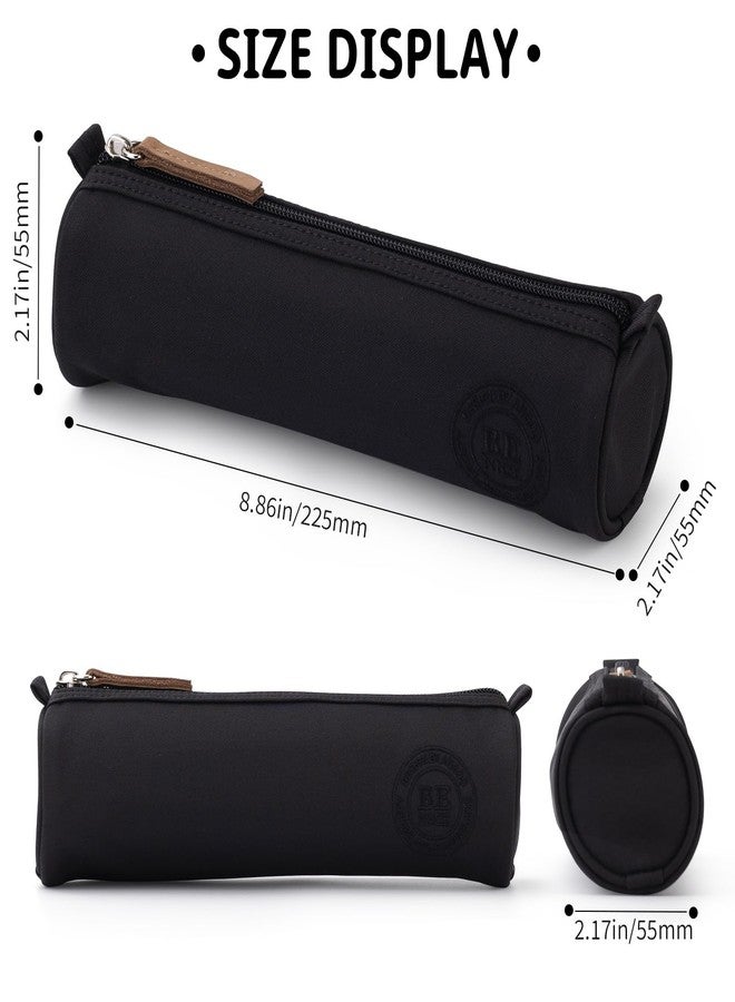 EASTHILL Small Pencil Case Pencil Pouch Stationery Pen Bag for Teen Girls-Black - Image 4