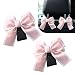 winterrock 2PCS Car Seat Headrest Hooks Car Purse Hooks Cute Bow Shaped Auto Rear Seat Storage Hook Hanger for Purses and Bags Auto Interior Decoration Accessory for SUV Sedan Truck Pink - Image 2