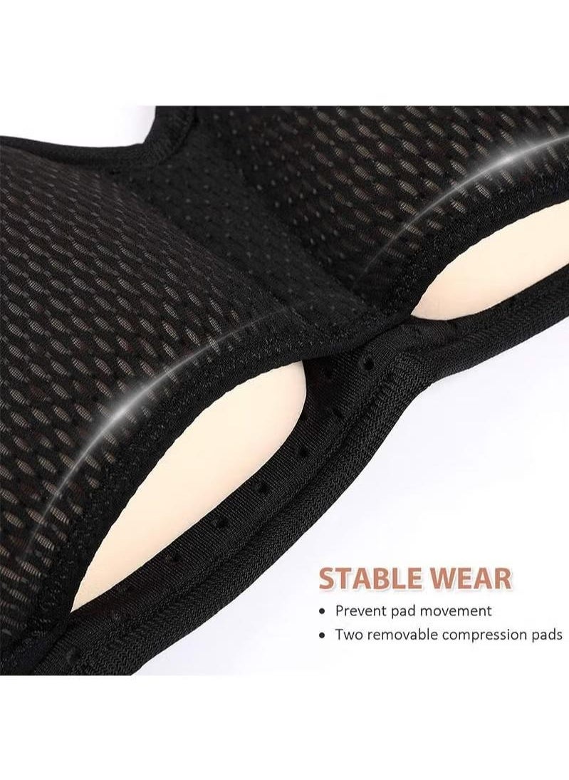 XiuWoo Hernia Belt Inguinal Hernia Support for Men and Women Medical Hernia Brace Inguinal Truss Adjustable Waist Belt with 2 Removable Compression Pads  - Image 3