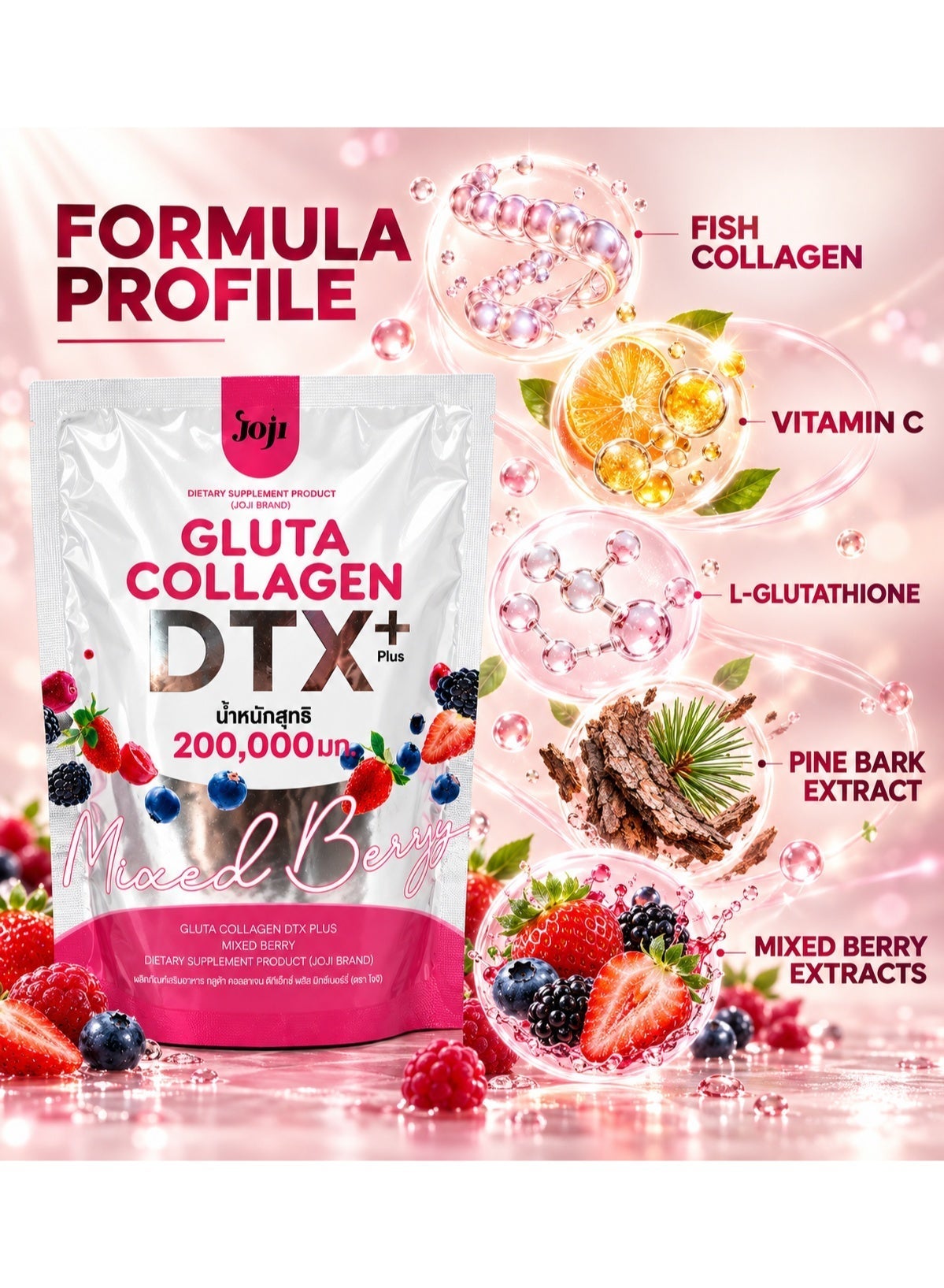 Joji Gluta Collagen DTX Powder