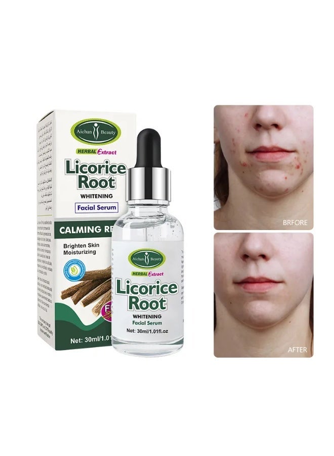 Aichun beauty Lingel Licorice Root ANTI-INFLAMMATORY FACIAL SERUM - 30ml - Image 4