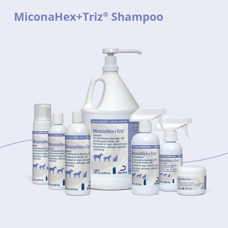 MiconaHex+Triz Shampoo for Dogs, Cats and Horses, 8 oz - Image 4