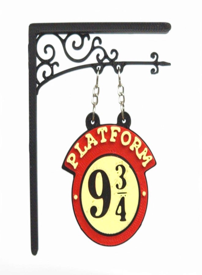 HOBIGO HP Platform Hanging 9 3/4 Toys Magnet Hogwarts Station Icon Toy Theme Figure for Home Decor Party Supplies,1 Set - Image 1