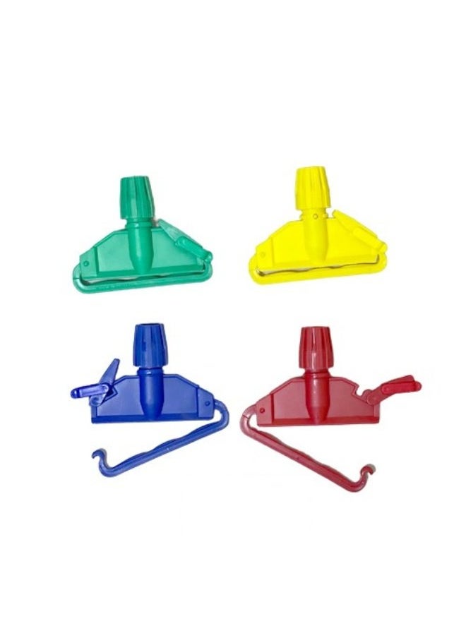 B10 - Mop Head Clip for Quick and Hassle Free Mopping Pack of 4 Assorted - Image 1