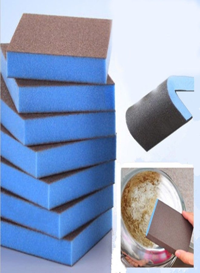 EORTA 8 Pcs Magic Cleaning Sponges Multi-Use Heavy Duty Scrub Scouring Eraser Pads with Carborundum Non-Scratch Emery Cleaner for Kitchen, Bathroom, Pots, Pans, Sinks - Image 5
