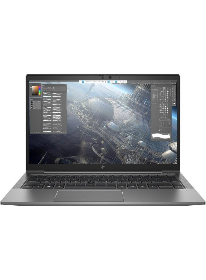 HP Renewed ZBook Firefly 14 G7 Laptop, Intel Core i5-10210U, 256GB SSD, 16GB RAM, Intel UHD Graphics, 14 Inch Full HD IPS Touch Display, Windows 11  – English Silver - Image 1